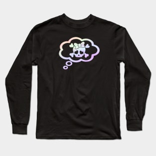 Kawaii skull candy Long Sleeve T-Shirt